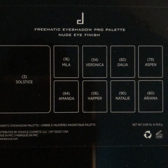 New Doucce FREEMATIC EYESHADOW PRO PALETTE - Picture 3 of 4